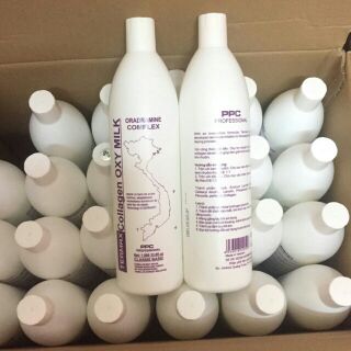 Oxy trợ nhuộm 3%-6%-9%-12% Collagen không kích ứng da đầu