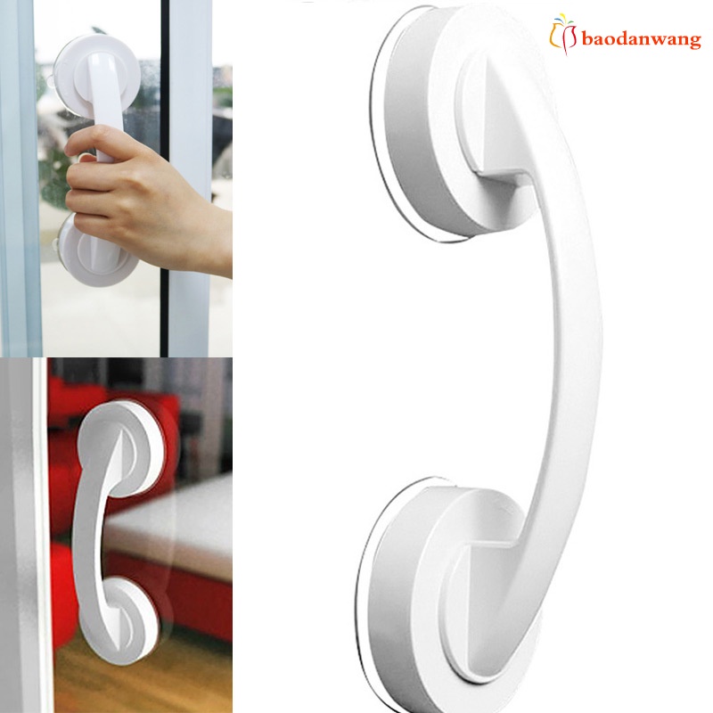 Tay nắm cửa kính nhà tắm có giác hút chân không an toàn tiện dụng