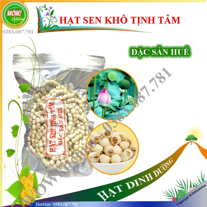 [500g] Hạt sen khô Huế