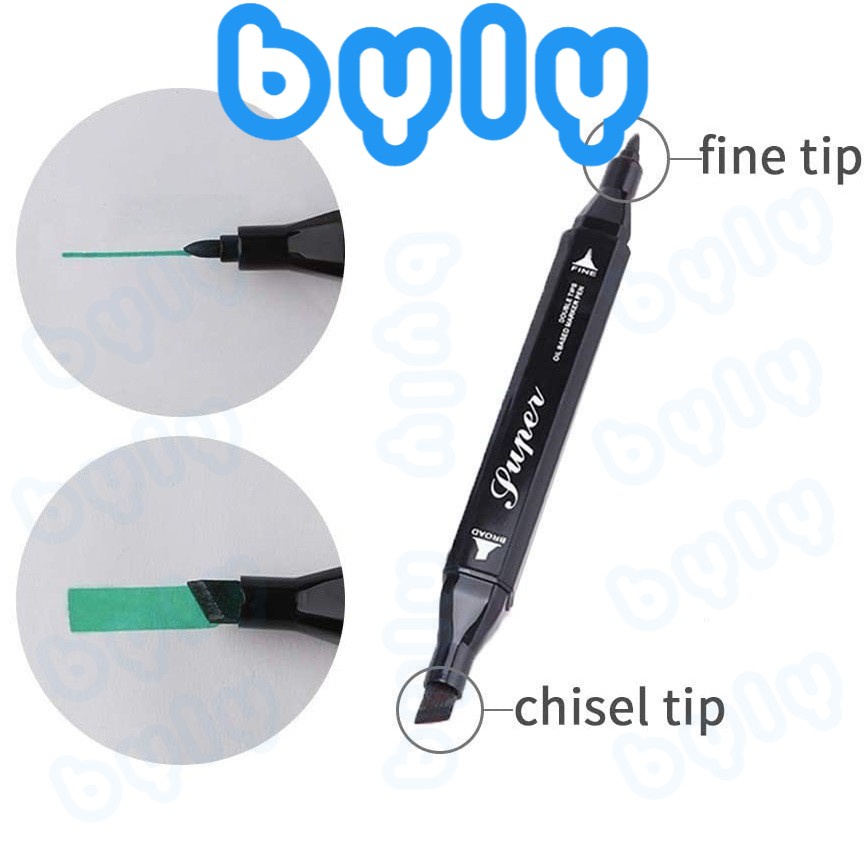 [P4] G-61 đến B-80 Bút Marker 120 Màu Hai Đầu BAOKE | MP2900