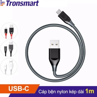 Cáp sạc bọc nylon TRONSMART ATC USB-C to USB 2.0 dài 1m - Hãng phân phối chính thức