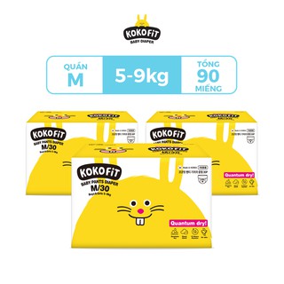 Combo 3 Tã Quần KOKOFiT Hàn Quốc Cho Bé Size M30/L26/XL22/Jumbo18