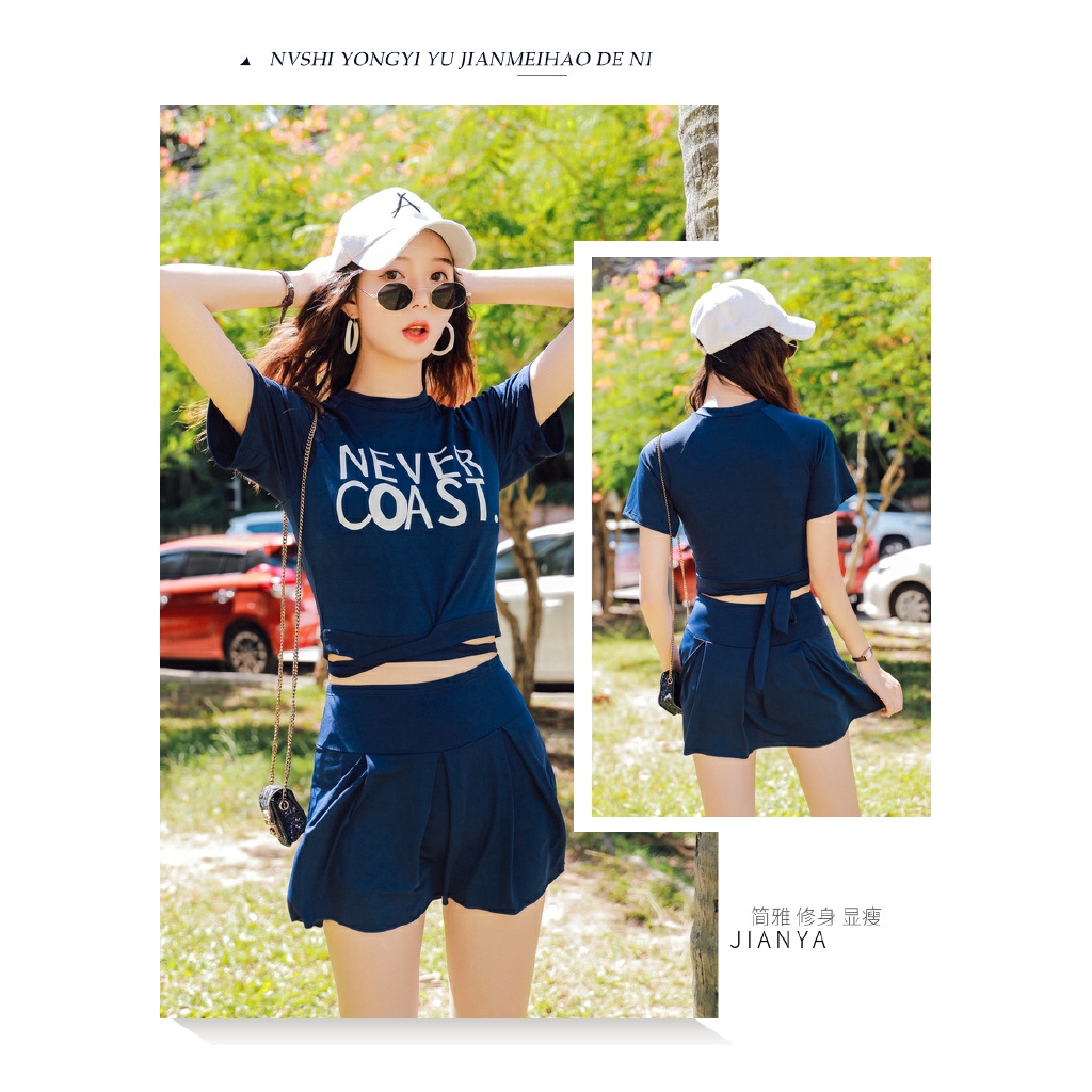 Bộ Đồ Bơi Ngắn Tay Hàn Quốc 2020 | BigBuy360 - bigbuy360.vn
