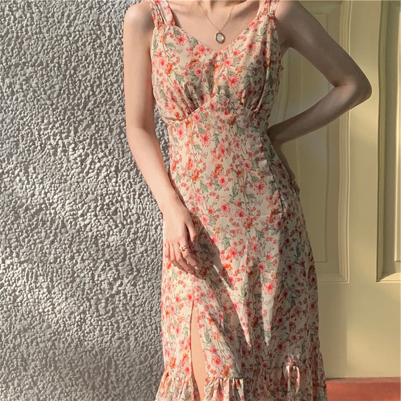 Đầm Nữ Cổ Chữ V In Hoa Thời Trang Hè 2021 | BigBuy360 - bigbuy360.vn