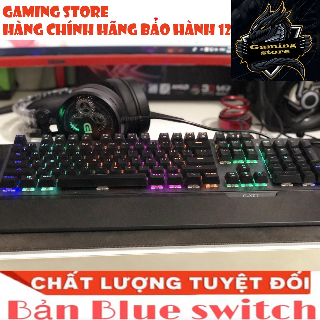 Bàn Phím Cơ Gnet K68 bản Blue switch - Bàn Phím Gaming giá rẻ - Vô Địch Trong Tầm Giá