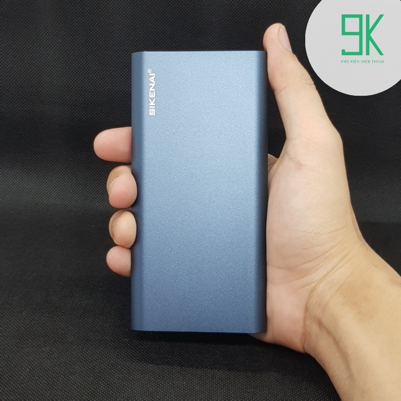 [ BỌC KIM LOẠI ]Sạc dự phòng chính hãng SIKENAI TB-1,10000mAh siêu mỏng siêu gọn nhẹ, bảo hành 12 tháng