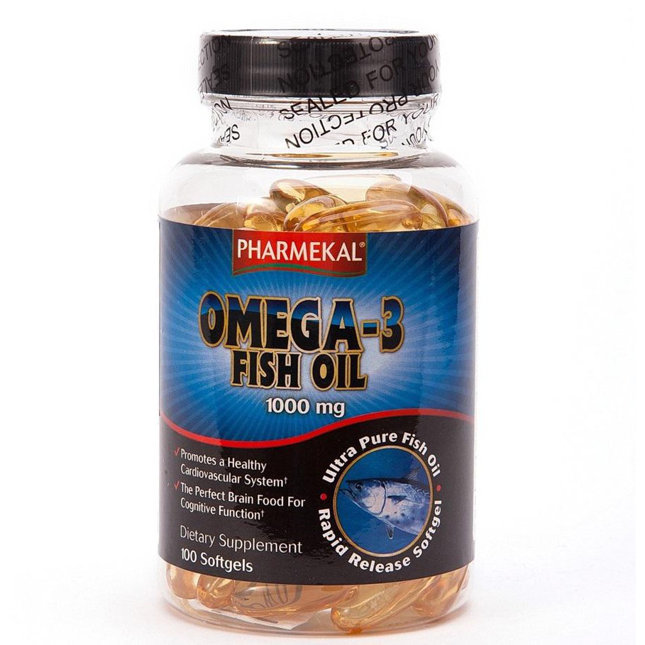 Viên Uống Dầu Cá Pharmekal Omega 3 Fish Oil 1000Mg 100 Viên