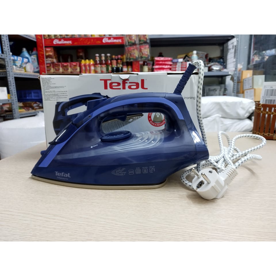 Tefal- Bàn ủi hơi nước FV1849E0 công suất 2300W, hơi phun đến 35g/ phút, ngắt điện tự động, bảo hành chính hãng