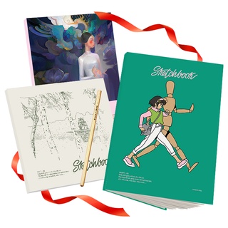 Combo 3 sổ vẽ ký họa sketchbook dạng pad cma studio giấy italy 120gsm -