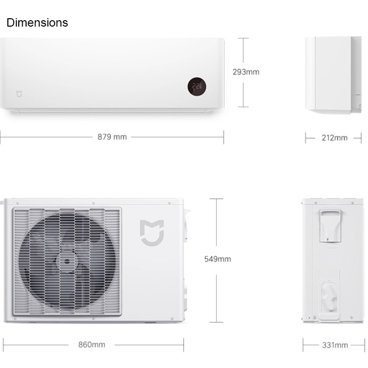 [Mã ELHA22 giảm 5% đơn 300K] Điều hòa thông minh #XIAOMI Mijia Air conditioner 1.5HP (12000BTU)