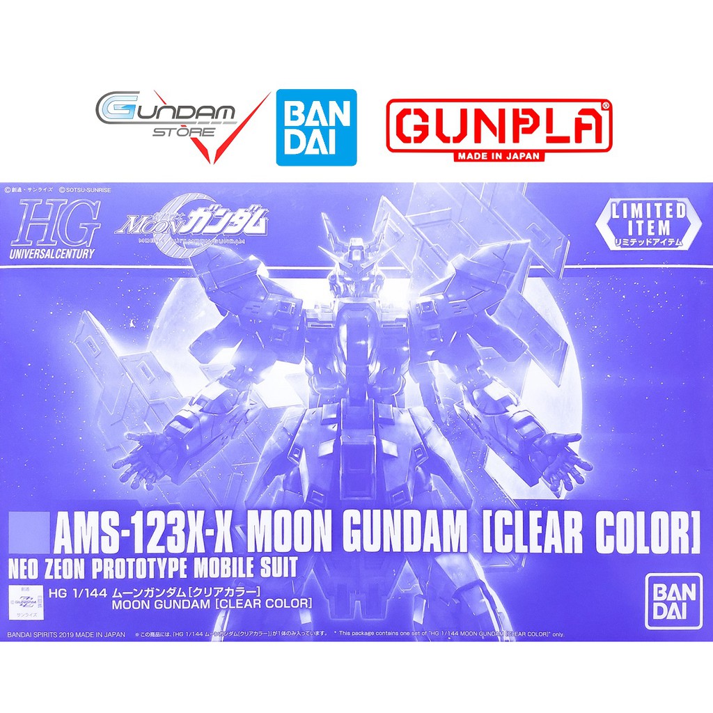 Mô Hình Gundam HG Moon Clear Color P-Bandai 1/144 HGUC UC Đồ Chơi Lắp Ráp Anime Nhật