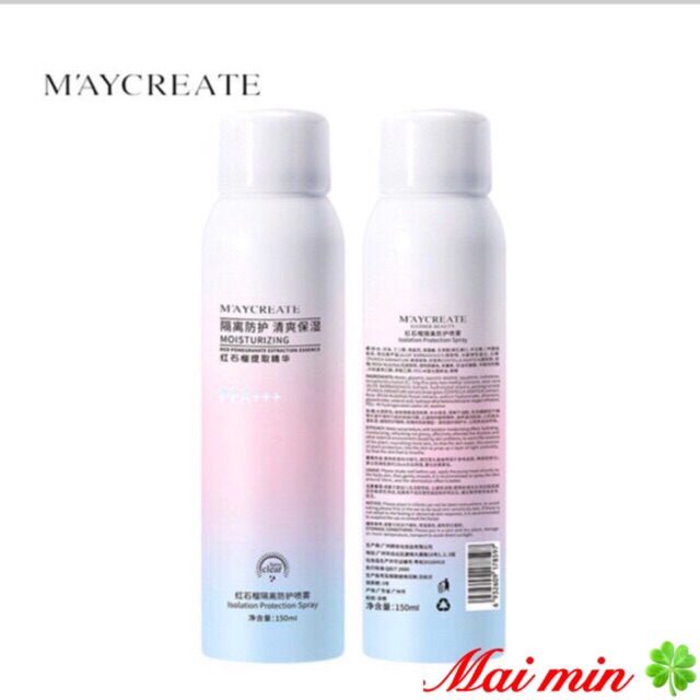 XỊT CHỐNG NẮNG M'AYCREATE - Nội Địa Trung