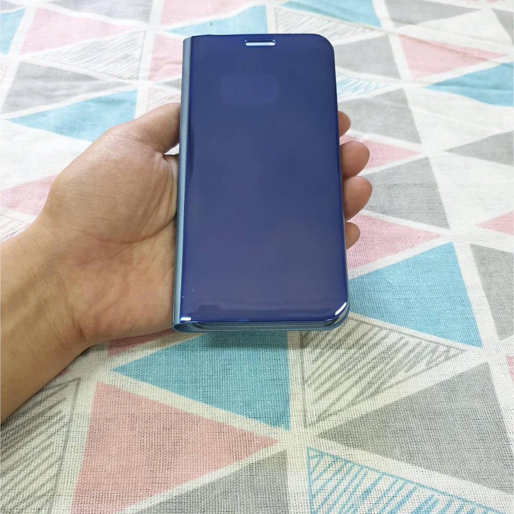 Bao Da Clear View Standing Samsung A70