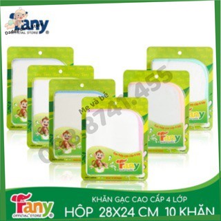 Khăn gạc hộp cao cấp fany - 10c/hộp
