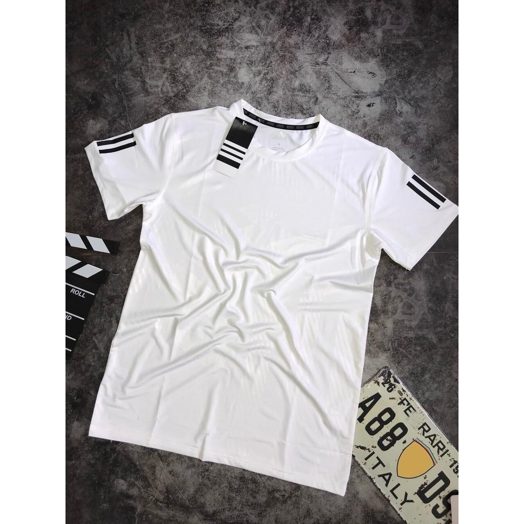 Áo thun thể thao nam vải thun lạnh tay ngắn co giãn mặc nhà AT02