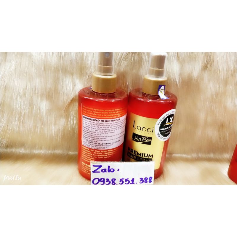 Sữa dưỡng giữ nếp tóc LACEI PREMIUM hair spray 250ml