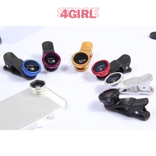 Bộ ống Lens chụp hình cho điện thoại Universal Clip Lens 3in1-Ống kính Lens 3in1 chụp hình quay phim cao cấp.