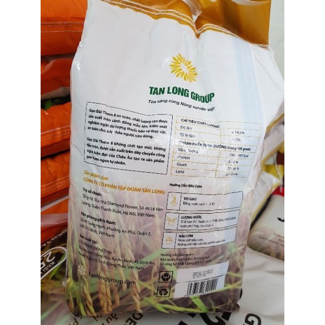 gạo thơm đài số 8 DKQ