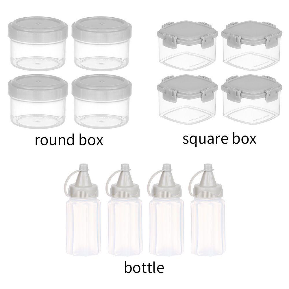 Set 4 Hộp Đựng Gia Vị Mini Dễ Vệ Sinh Cho Nhà Bếp
