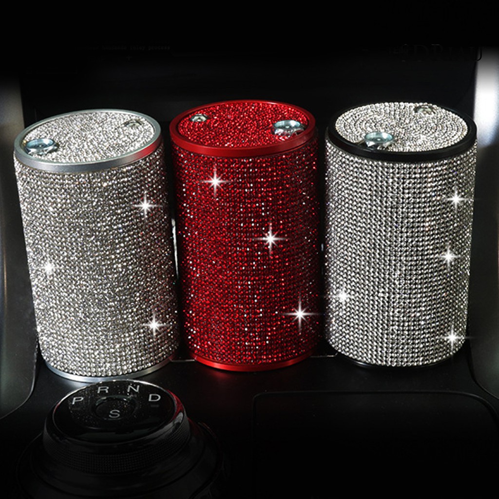 Gạt Tàn Thuốc Lá Bằng Kim Loại Đính Đá Sang Trọng