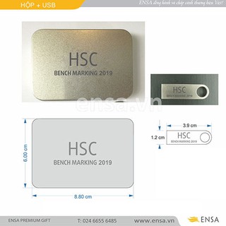 Hộp thiếc đựng USB