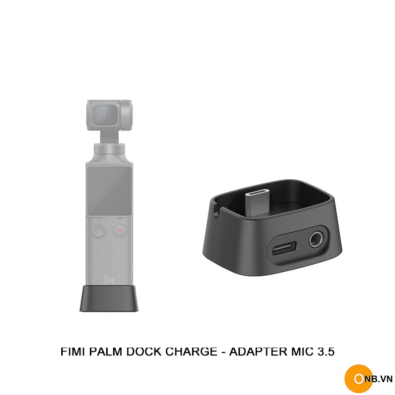 Fimi Palm Dock Charge - Adapter Mic 3.5 - gắn mic thu âm và sạc Type-C chính hãng XIAOMI