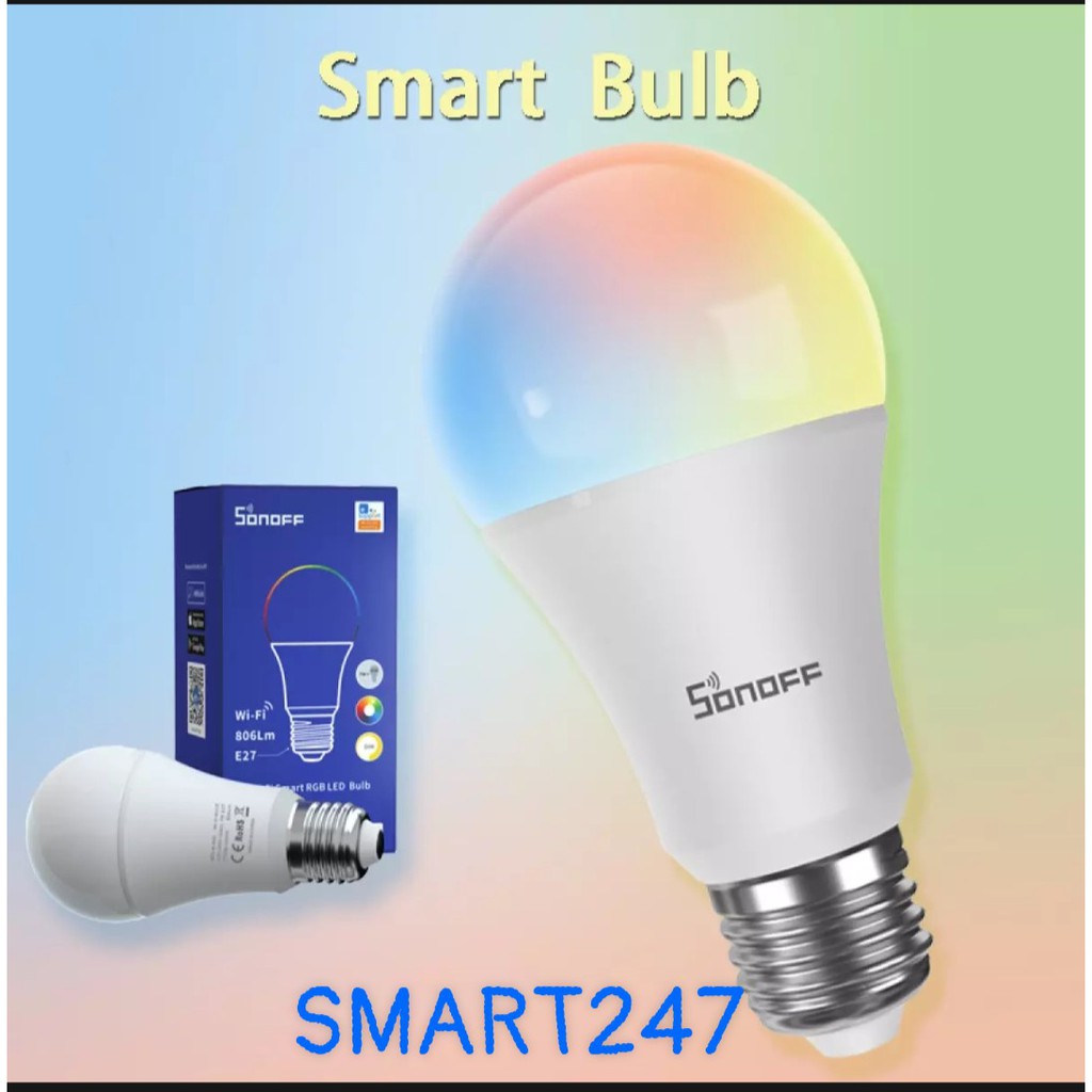 Bóng Đèn Wifi Smart RGB 9W Đổi Màu Thông Minh Sonoff  B05-B-A60