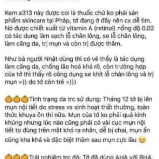 Kem dưỡng ẩm Retinol A313 (có bill)