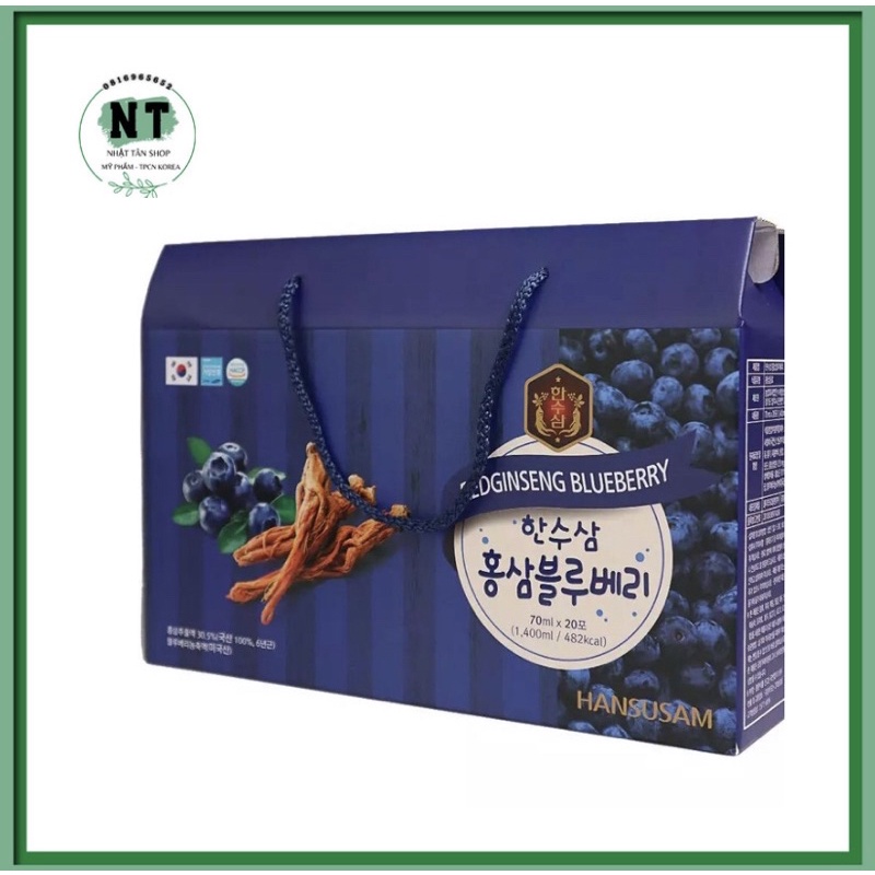 Nước Hồng Sâm Chiết Xuất Việt Quất Hansusam Hàn Quốc | BigBuy360 - bigbuy360.vn