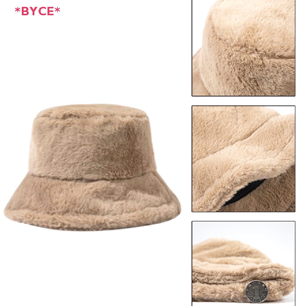 Nón Bucket Phủ Lông Họa Tiết Da Báo Thời Trang Mùa Đông Sành Điệu Dành Cho Nữ Mới