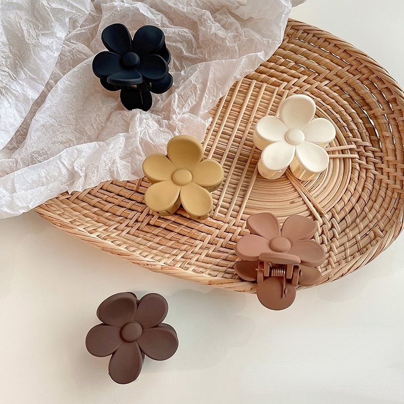 Kẹp Tóc Hình Bông Hoa Phong Cách Hàn Quốc Dễ Thương Dành Cho Nữ