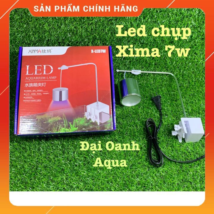 Đèn Rọi, Đèn Kẹp Led Xima 5W Ánh Sáng Trắng Cho Bể Cá Thủy Sinh