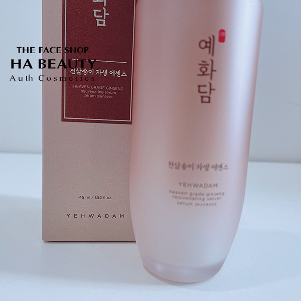 Serum dưỡng ẩm chống lão hóa dưỡng trắng da nếp nhăn The Face Shop Yehwadam Heaven Grade Ginseng Rejuvenating Serum 45ml