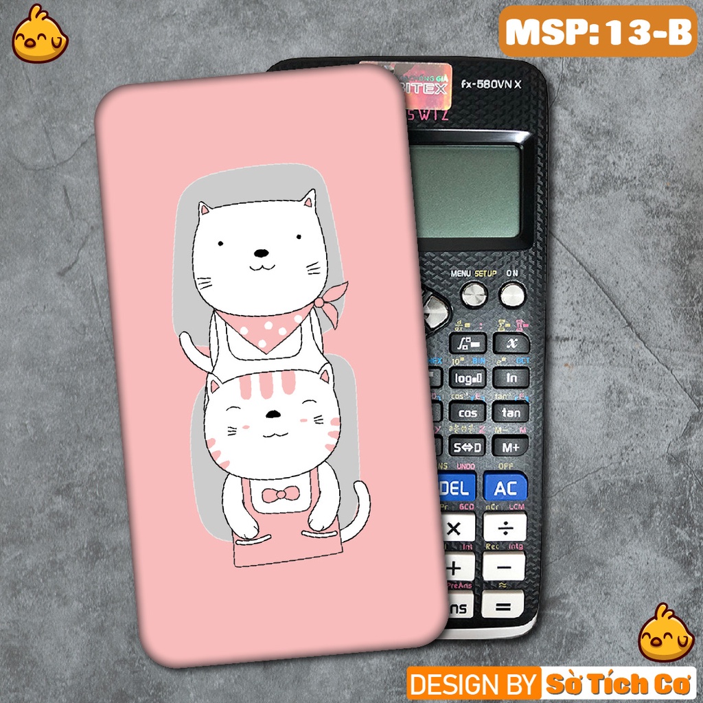 Miếng decal dán máy tính fx-570, fx-580, fx-880, Casio, Vinacal,... Kawaii Cute 2 MSP: 13