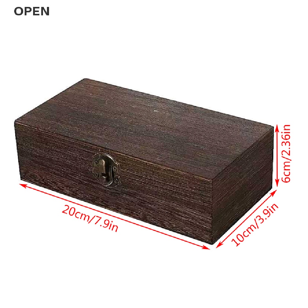 Op Hộp Đựng Trang Sức Bằng Gỗ Tự Nhiên Để Bàn Trang Trí Cổ Điển my
