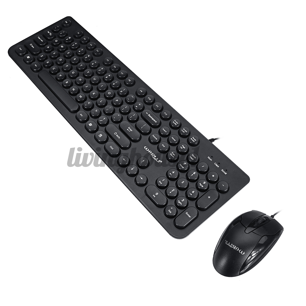 Bộ Bàn Phím Và Chuột Có Dây 104 Nút Bấm 3 Mức Dpi | BigBuy360 - bigbuy360.vn