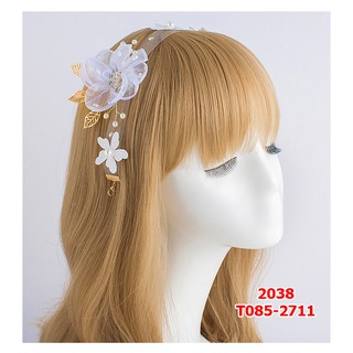 Băng đô cổ + tóc cô dâu 2in1