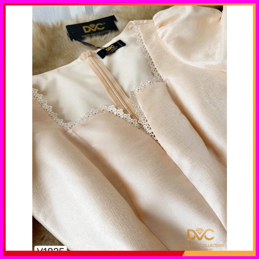 [VÁY ĐI TIỆC CAO CẤP] Váy thiết kế dự tiệc dáng xòe màu be - Kèm ảnh thật trải sàn do chị chủ shop tự chụp | BigBuy360 - bigbuy360.vn