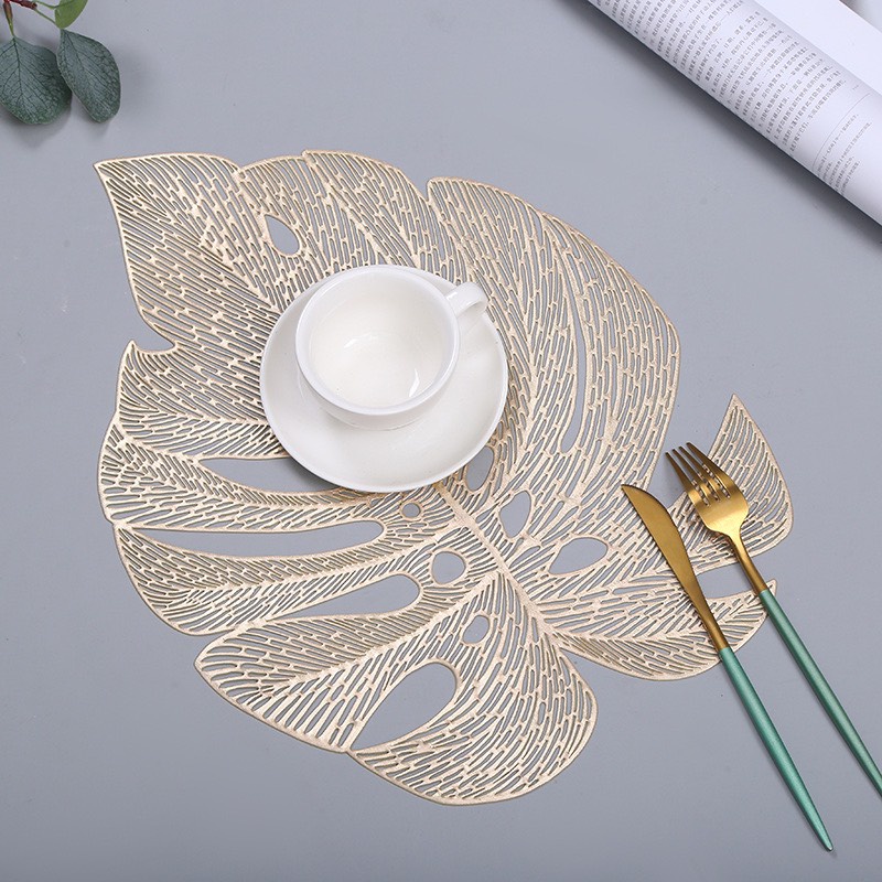 Tấm lót bàn ăn, lót lọ hoa, placemat, nhựa dẻo màu vàng, xinh, rẻ, tiện lợi