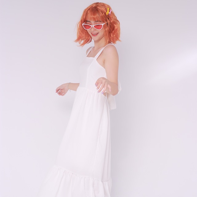 [Mã FAGREEN1505 giảm tới 30K đơn 99K] VÁY ĐI BIỂN - BORDER DRESS - VÁY NƠ LƯNG SAU | BigBuy360 - bigbuy360.vn