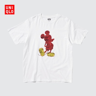 Uniqlo nam / nữ / cặp đôi mickey stands short sleeve t-shirt 447177
