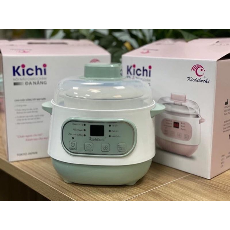Nồi nấu cháo chậm Kichi 0,8l-1,2l