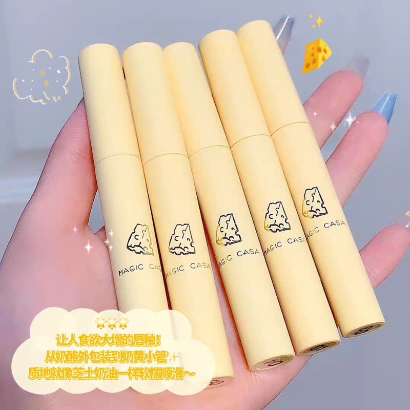 Bộ Son Kem Lì 5 Cây Phô Mai MAGIC CASA CHESSES LIP GLAZE Chống Thấm Nước Set Son Môi 5 Cây | BigBuy360 - bigbuy360.vn