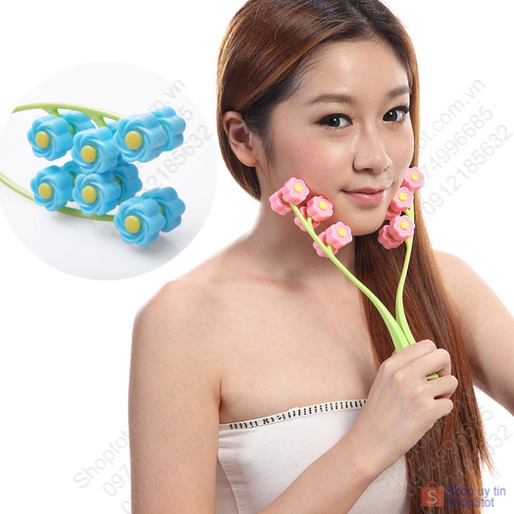 Dụng cụ massage mặt tạo cằm V-Line bằng tay, vật liệu nhựa PP dẻo và bền