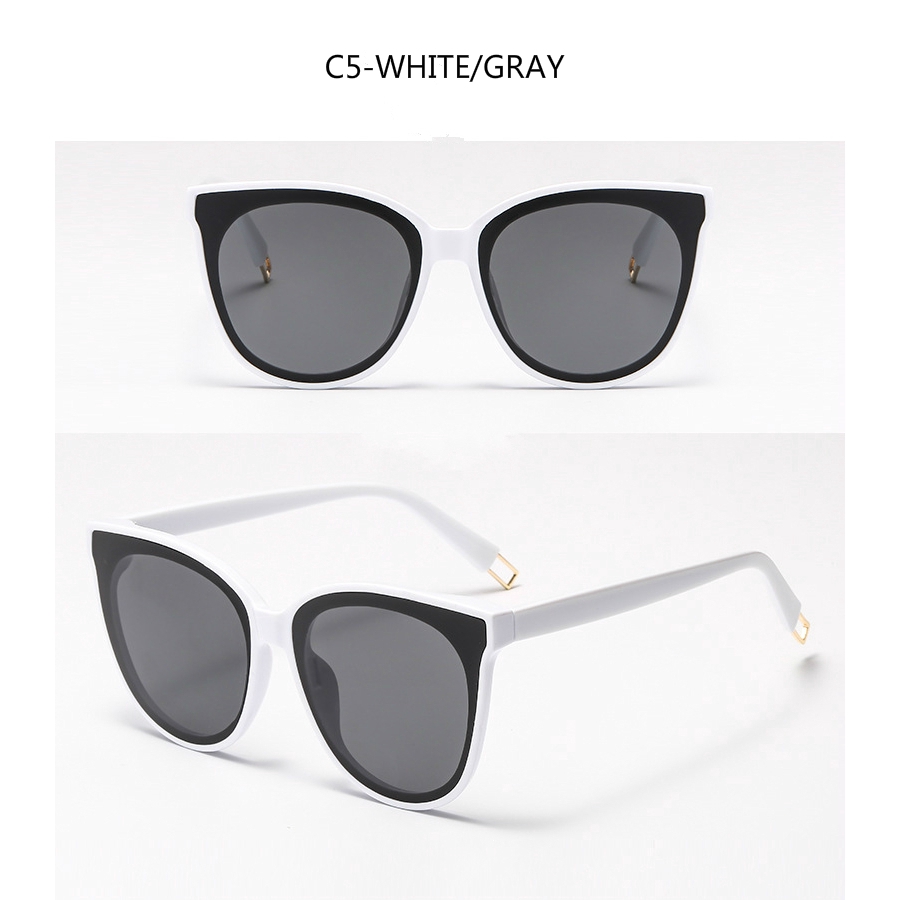 Kính mát gọn kim loại mới thời trang Hàn Quốc cỡ lớn cho nam và nữ