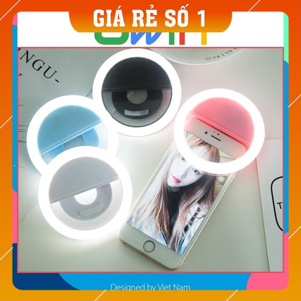 Đèn selfie ring light hỗ trợ chụp hình live stream tặng kèm dây sạc  - Awifi Case L4-4