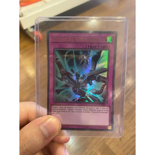 Lá bài thẻ bài Yugioh Tactical Exchanger – Ultra Rare - Tặng bọc bài nhựa bảo quản