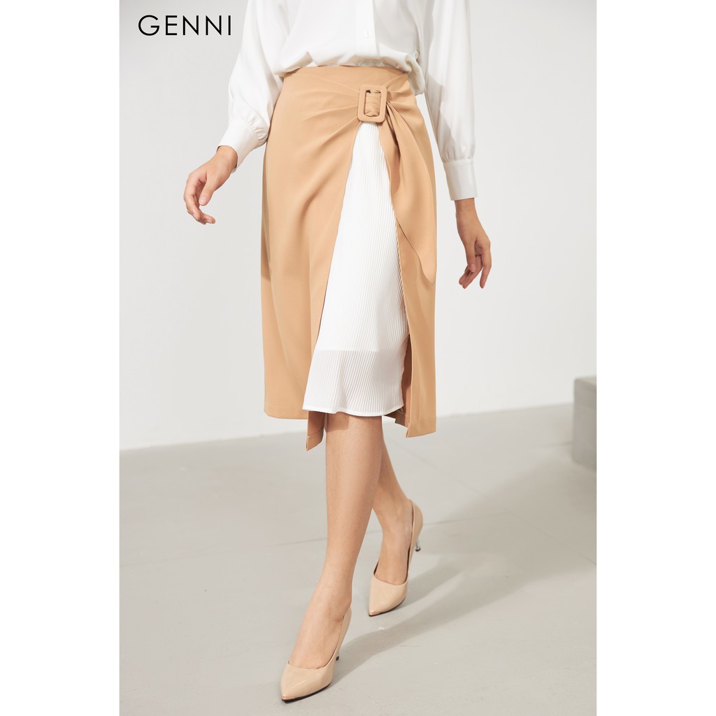 [Mã WABRHI5 giảm 15% đơn 599K] Chân váy đai nơ GV006 - Genni | BigBuy360 - bigbuy360.vn