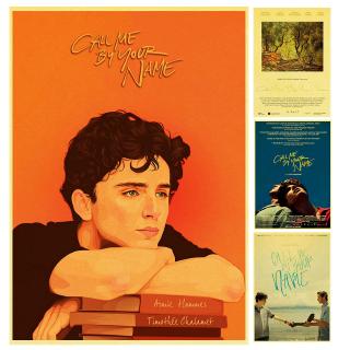Poster Treo Tường Trang Trí Nội Thất In Hình Phim call me by your name Olive Elio Cổ Điển Dành Cho Quán Cà Phê / Bar