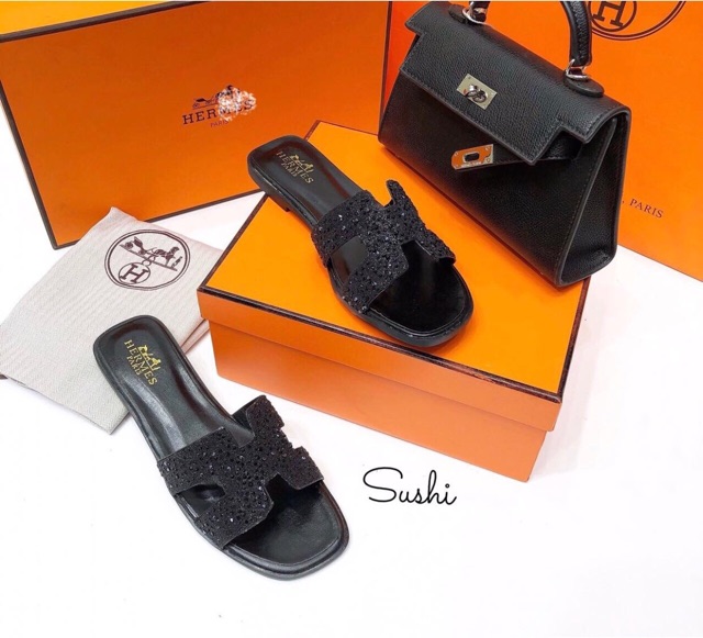 Dép lê hm tán đá fullbox